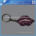 3d soft PVC rubber keychain with embossed Logo